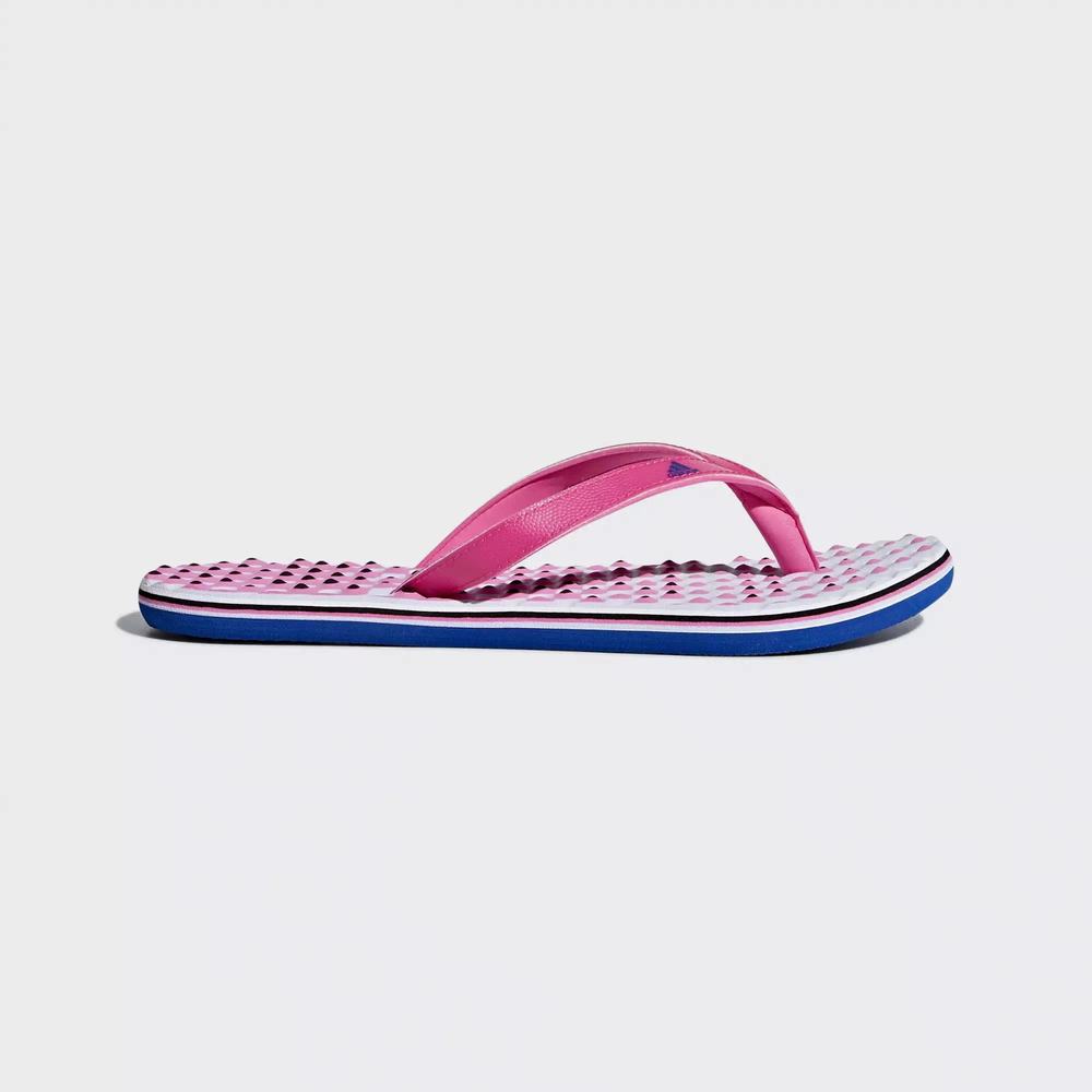 Adidas Eezay Dots Chancletas Rosas Para Mujer (MX-49573)